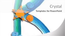  Presentation with color orange - Beautiful presentation featuring plasticine letter k color plasticine alphabet isolated blue and orange color of the alphabet backdrop and a white colored foreground