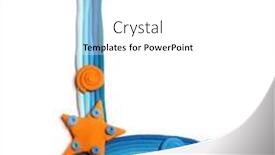  Presentation with color orange - Presentation theme having plasticine letter l color plasticine alphabet isolated blue and orange color of the alphabet background and a white colored foreground