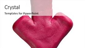  Presentation with navigation - Cool new presentation design with lump clay - plasticine navigation icon backdrop and a white colored foreground