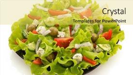  Presentation with white plate - Amazing slide set having plate isolated on white background backdrop and a yellow colored foreground