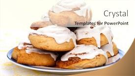  Presentation with cinnamon - Slide deck featuring plate-of-freshly-baked-cinnamon background and a white colored foreground