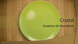  Presentation with shiny - Presentation design enhanced with plate on grungy background table background and a  colored foreground