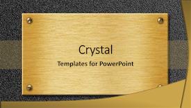  Presentation with plastic - Colorful PPT theme enhanced with plate on plastic texture background backdrop and a yellow colored foreground