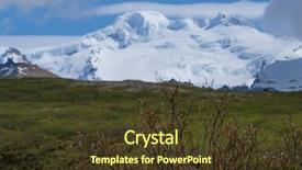  Presentation with iceland - Cool new PPT theme with tectonic plate - landscape of thingvellir national park backdrop and a tawny brown colored foreground