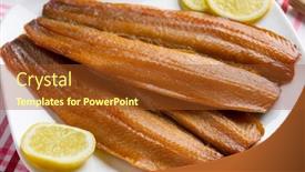  Presentation with lunch - Cool new PPT layouts with plate-with-a-pair backdrop and a tawny brown colored foreground