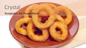  Presentation with spanish - Presentation consisting of plate-with-spanish-calamares background and a gold colored foreground