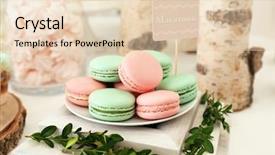  Presentation with served - Slide set with  background and a  colored foreground