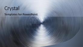  Presentation with metallic - Presentation theme having plates spinning - abstract metallic background with circular background and a light blue colored foreground