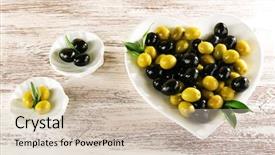  Presentation with black - Cool new slides with plates with black and green backdrop and a soft green colored foreground