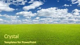  Presentation with india green natural - Cool new slide set with grassy area - natural background flat green lawn backdrop and a tawny brown colored foreground