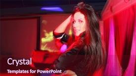  Presentation with dance beautiful couple dancing ballroom - Beautiful presentation featuring party pj - nightclub parties girl dancing backdrop and a  colored foreground