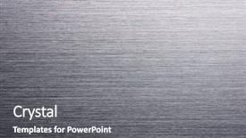 Presentation with brushed metal - PPT theme with platinum - tough metal brushed metal background and a gray colored foreground