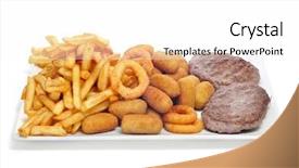  Presentation with food labeling - Amazing theme having plato - closeup of a tray backdrop and a white colored foreground