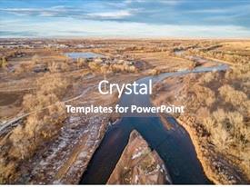 Powerpoint Graphics/animation South Platte River And Riverside Park At Evans PPT Template ...