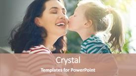  Presentation with mom daughter - Beautiful PPT layouts featuring daughter child girl are play backdrop and a  colored foreground