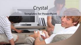  Presentation with video game - PPT theme having ready to play a video background and a  colored foreground