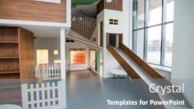  Presentation with play area - Colorful slides enhanced with play-area-with-slide backdrop and a gray colored foreground