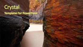  Presentation with todas las plantilla - PPT layouts enhanced with playa las catedrales catedrais beach background and a  colored foreground