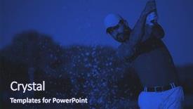  Presentation with duo - Presentation consisting of sand bunker at course duo background and a  colored foreground