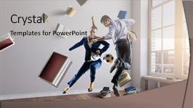  Presentation with elegant business social media - Amazing slide deck having players competing - business team games mixed media backdrop and a light gray colored foreground