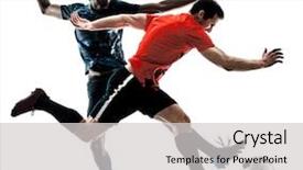  Presentation with two men on a judo - Presentation with players men in studio silhouette background and a light gray colored foreground