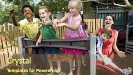  Presentation with daycare - Amazing slide deck having playgroup - diverse group of preschool 5 backdrop and a tawny brown colored foreground