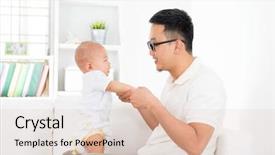  Presentation with 2nd birthday for baby boy - Cool new theme with playing at home southeast asian backdrop and a  colored foreground