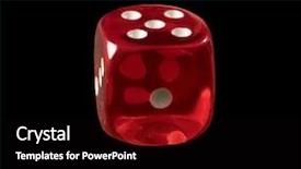  Presentation with black chalkboard vintage blackboard isolated - Slides enhanced with playing cube isolated on black background and a  colored foreground