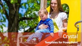  Presentation with jungle - PPT theme featuring playing on a jungle gym background and a crimson colored foreground