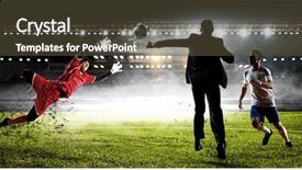  Presentation with team - Beautiful slide deck featuring playing team games mixed media backdrop and a  colored foreground