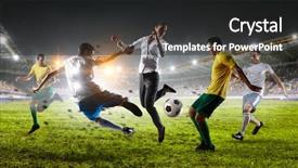  Presentation with team - PPT layouts consisting of playing team games mixed media background and a  colored foreground