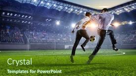  Presentation with team - Audience pleasing PPT layouts consisting of playing-team-games-mixed-media backdrop and a tawny brown colored foreground