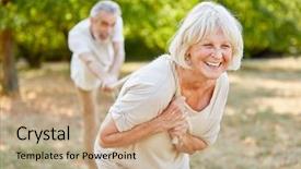  Presentation with war - Amazing presentation design having playing tug of war backdrop and a coral colored foreground