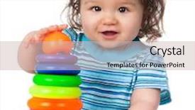  Presentation with pyramid - Cool new slide set with playing-with-colorful-pyramid-toy backdrop and a  colored foreground