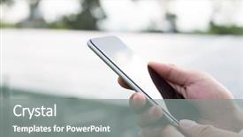  Presentation with solar panel - Slide deck enhanced with plays mobile phone near solar background and a gray colored foreground