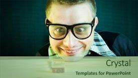  Presentation with train - Beautiful presentation theme featuring plays with small wooden train backdrop and a mint green colored foreground