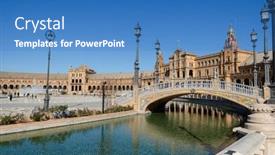  Presentation with espana - PPT layouts enhanced with plaza-de-espana-spain-square background and a  colored foreground