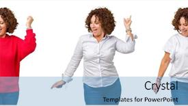  Presentation with dance and music - Cool new PPT theme with pleasant - collage of middle age senior backdrop and a light blue colored foreground