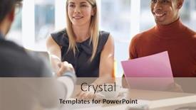  Presentation with company - PPT theme having pleasant-company-commission-thanks background and a soft green colored foreground