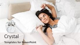  Presentation with sensuality woman black angel relaxing - Slide deck consisting of pleasant person - portrait of pleased relaxed woman background and a lemonade colored foreground