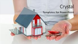  Presentation with leasing - Theme featuring plot land - broker for real estate background and a lemonade colored foreground