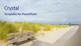  Presentation with small wind energy - Cool new PPT layouts with plot land - bush and wind in netherland backdrop and a sky blue colored foreground