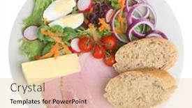  Presentation with cheddar - PPT theme with ploughman-s-lunch-with-cheddar background and a lemonade colored foreground