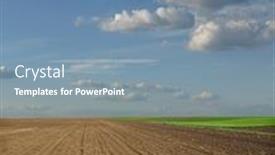  Presentation with field - Slides enhanced with plowed-field-in-spring-time background and a seafoam green colored foreground