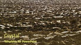  Presentation with field - PPT layouts enhanced with plowed-field-of-a-farmer background and a tawny brown colored foreground