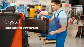  Presentation with furnace - Slides having plumber-choosing-boiler-with-furnace background and a tawny brown colored foreground