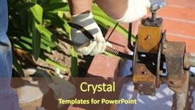  Presentation with sewer - Colorful theme enhanced with plumber unclogs a sewer drain backdrop and a tawny brown colored foreground