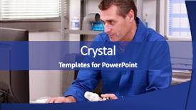  Presentation with school details - Audience pleasing PPT layouts consisting of plumber's merchant looking up backdrop and a ocean colored foreground