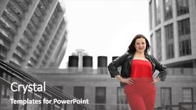  Presentation with sexy santa woman red - Theme enhanced with plus size - beautiful overweight woman in red background and a dark gray colored foreground