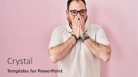  Presentation with scandal - Theme with plus-size-hispanic-man background and a lemonade colored foreground